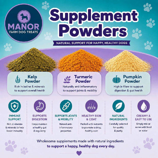 250g Supplements - Turmeric Powder, Pumpkin Powder, Kelp Powder